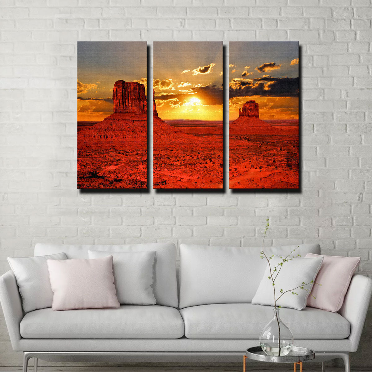 Sunrise Monument Valley Wall Art