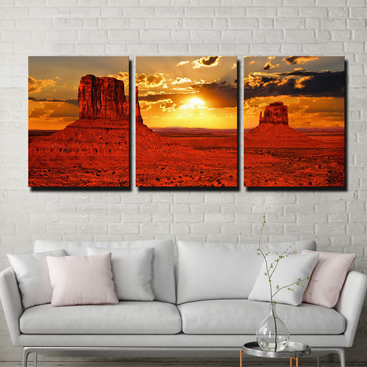 Sunrise Monument Valley Wall Art