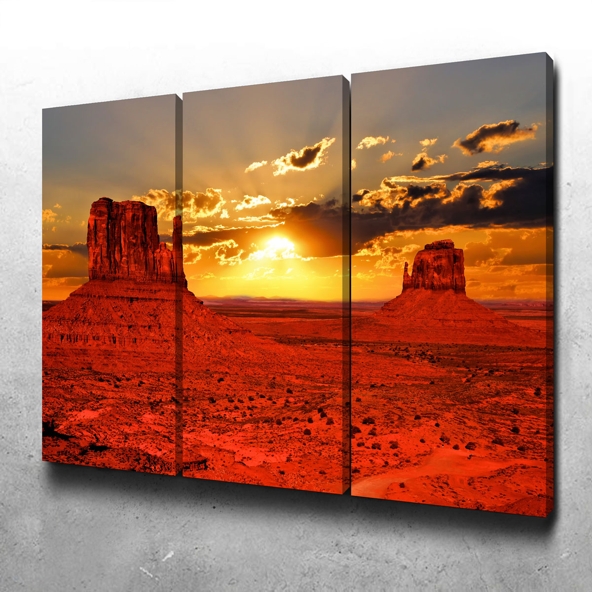 Sunrise Monument Valley Wall Art