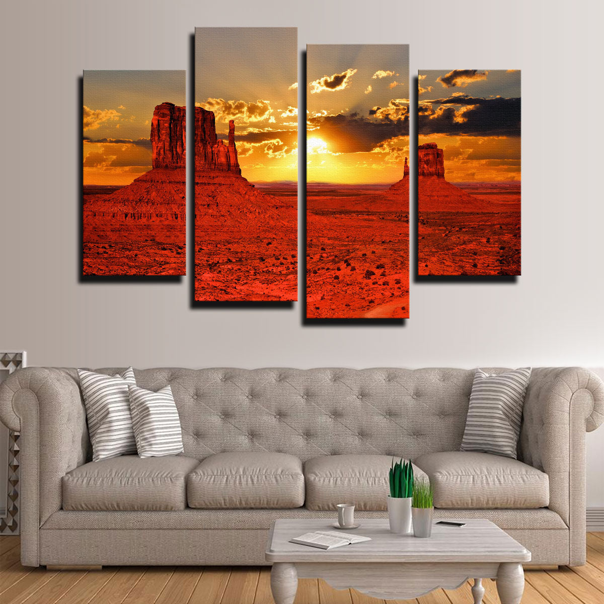 Sunrise Monument Valley Wall Art