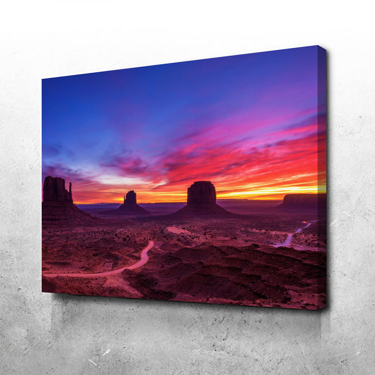 Sunrise over Monument Valley Wall Art
