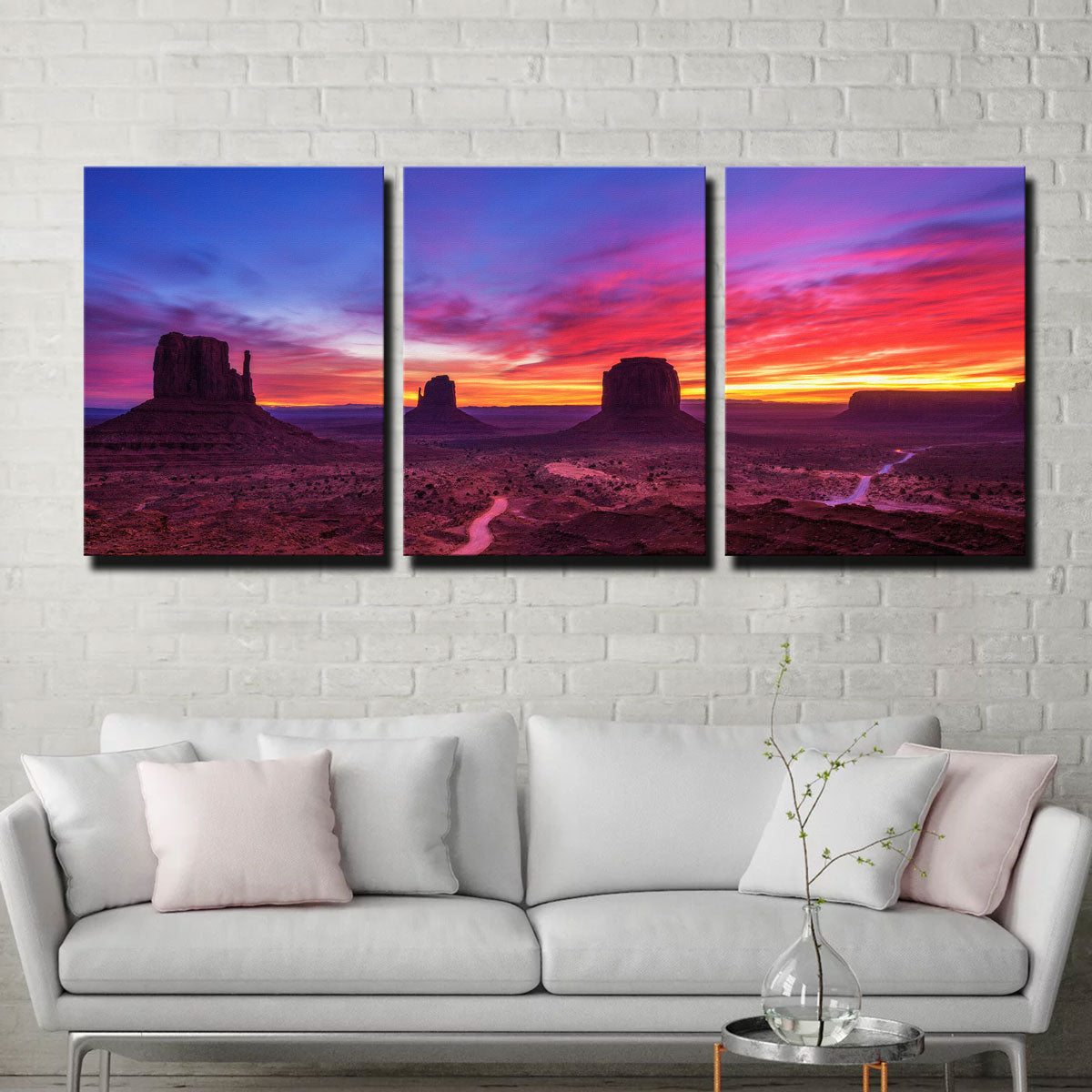 Sunrise over Monument Valley Wall Art