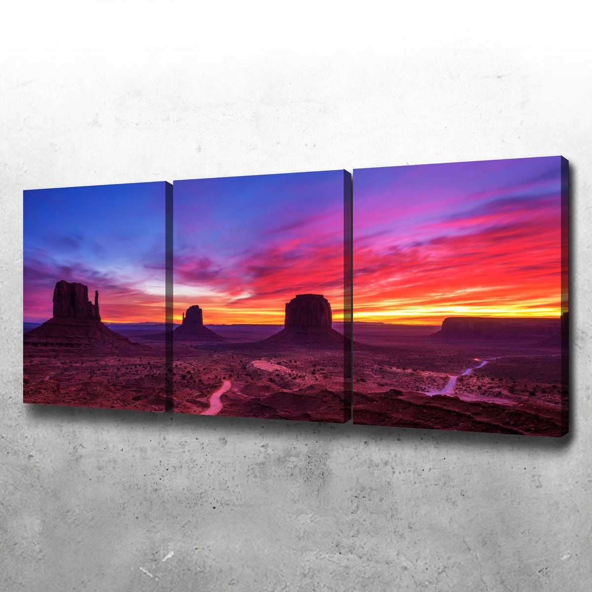 Sunrise over Monument Valley Wall Art