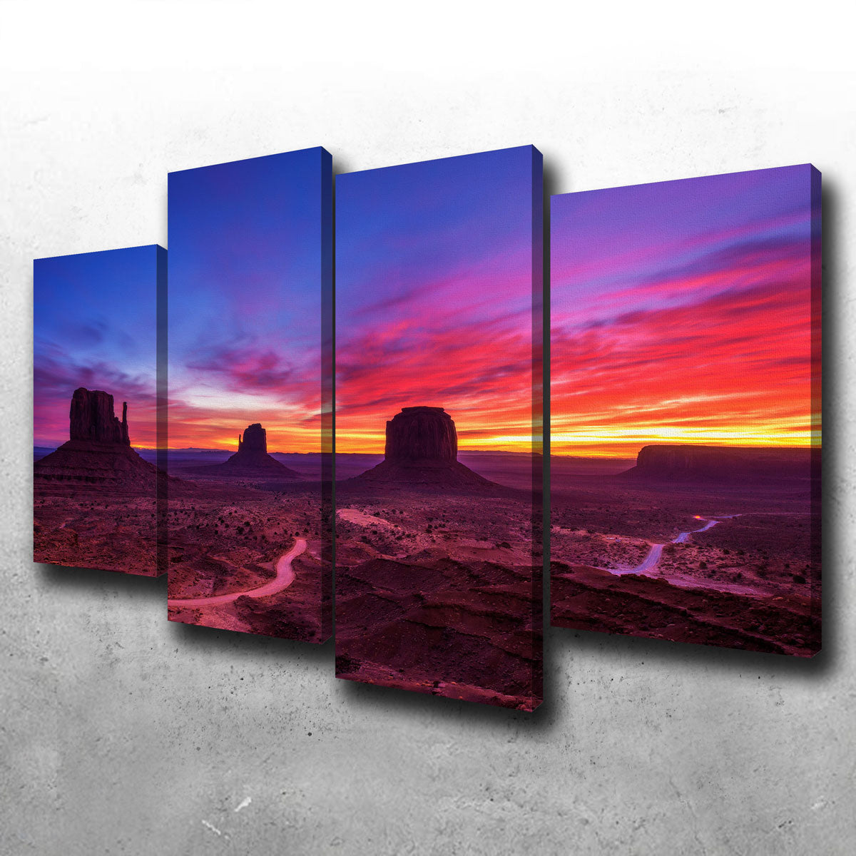 Sunrise over Monument Valley Wall Art