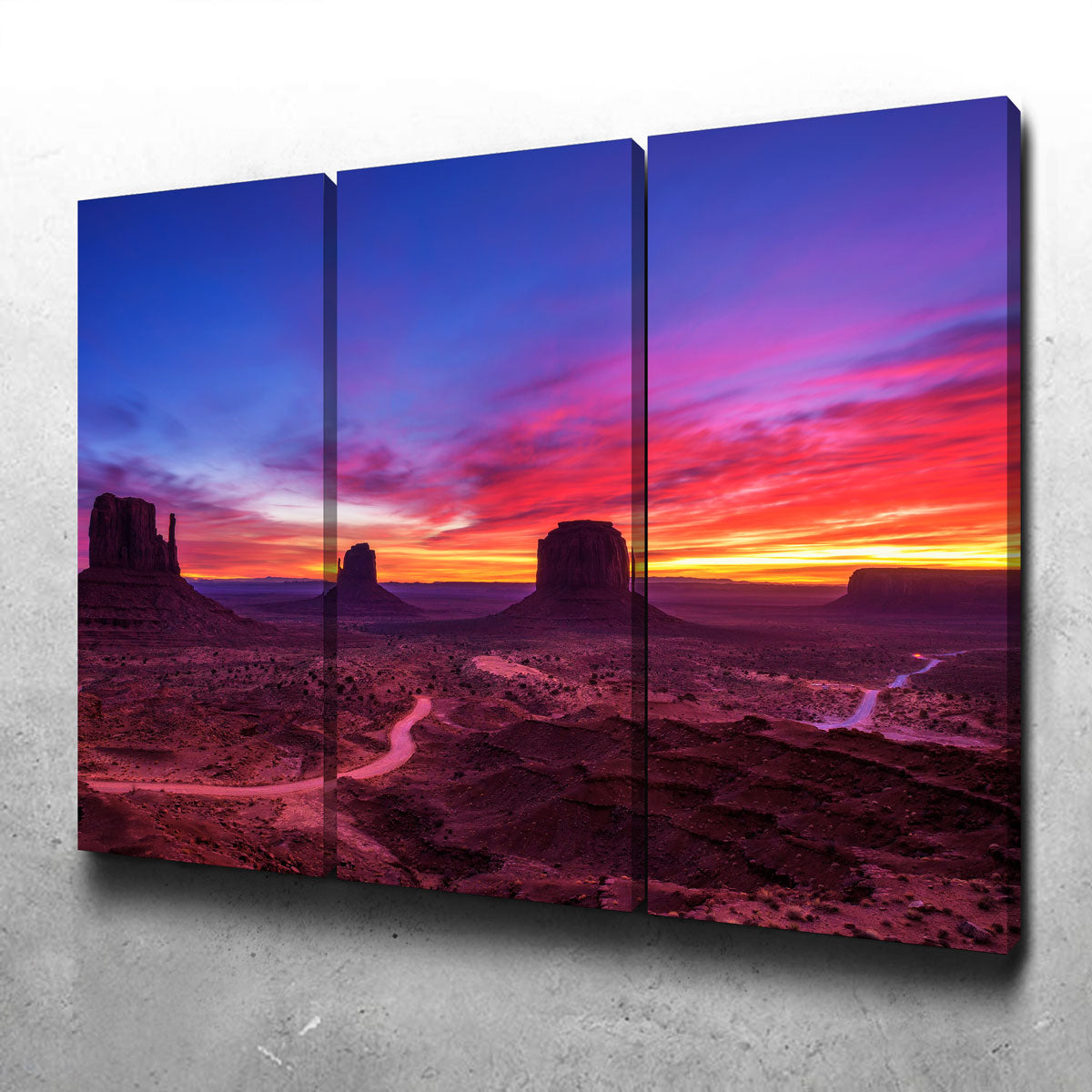 Sunrise over Monument Valley Wall Art