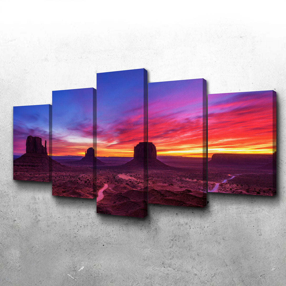 Sunrise over Monument Valley Wall Art