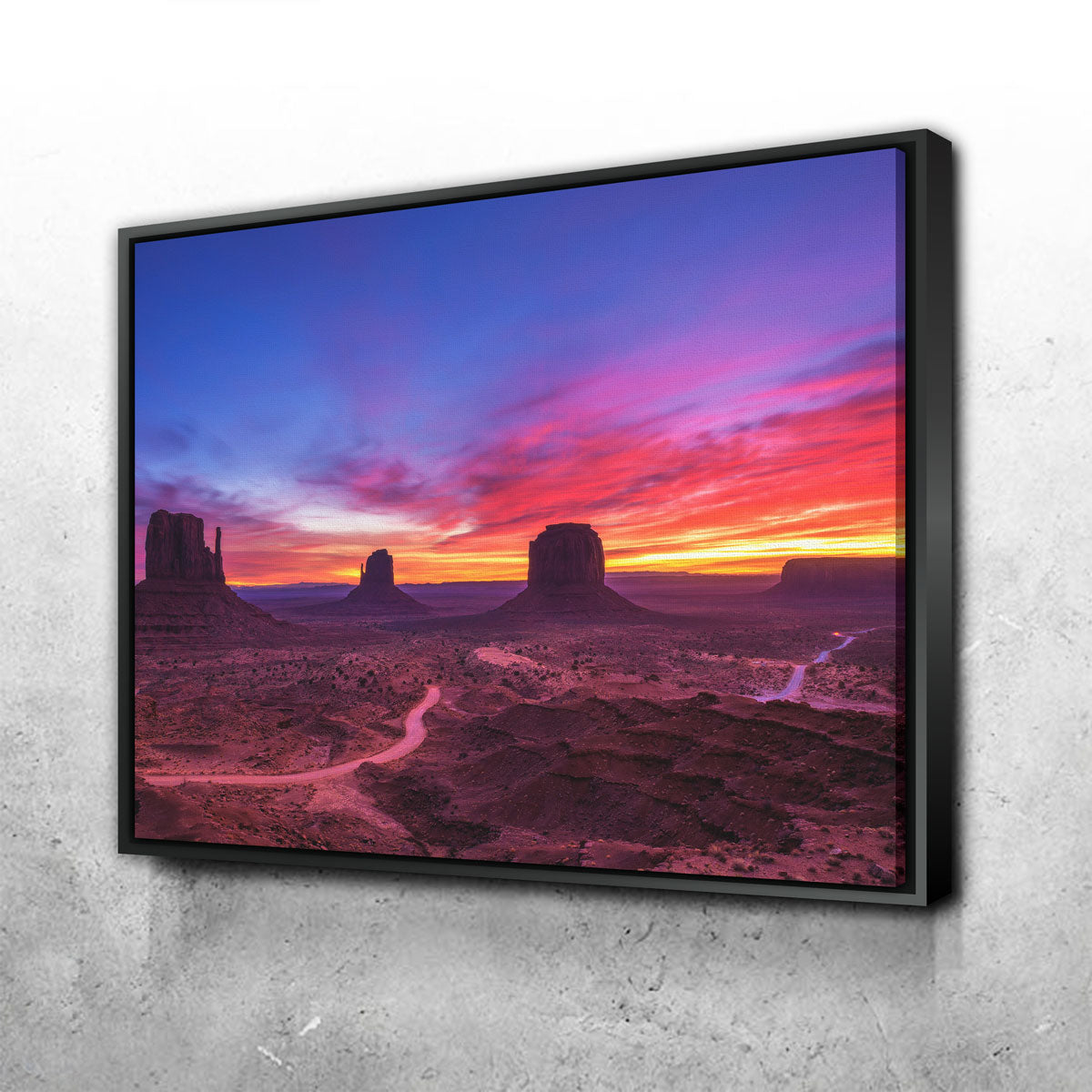 Sunrise over Monument Valley Wall Art