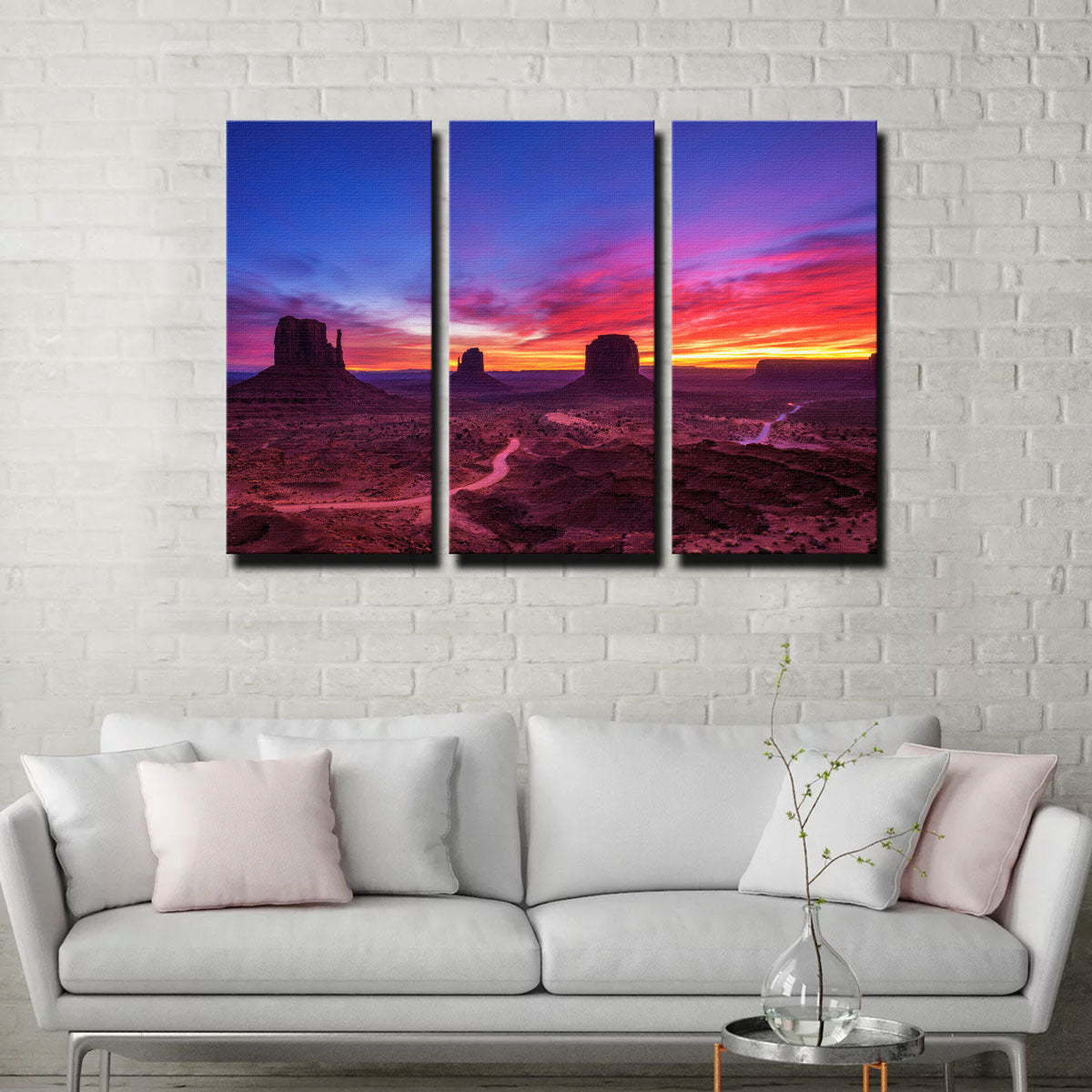 Sunrise over Monument Valley Wall Art