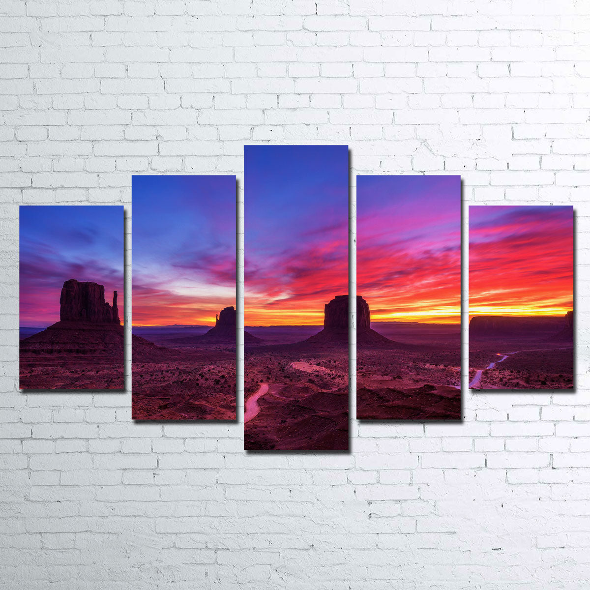 Sunrise over Monument Valley Wall Art