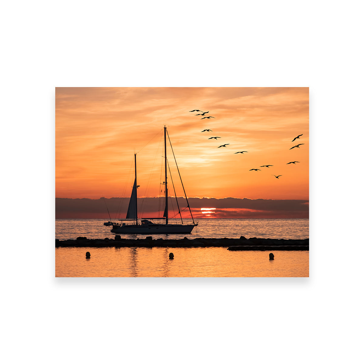 Sunrise On The Riviera Wall Art