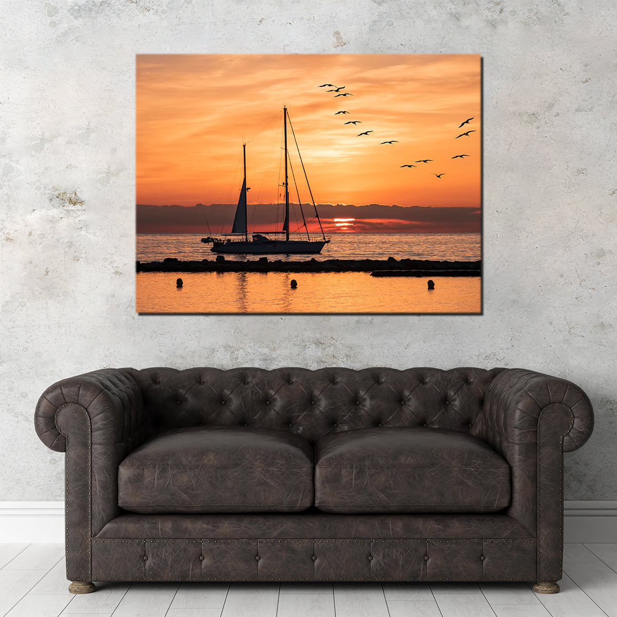 Sunrise On The Riviera Wall Art
