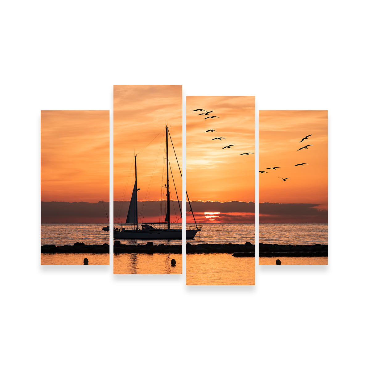 Sunrise On The Riviera Wall Art