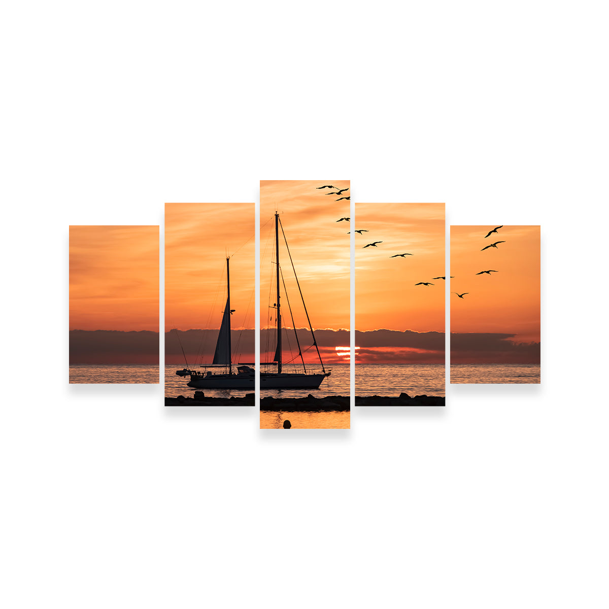 Sunrise On The Riviera Wall Art