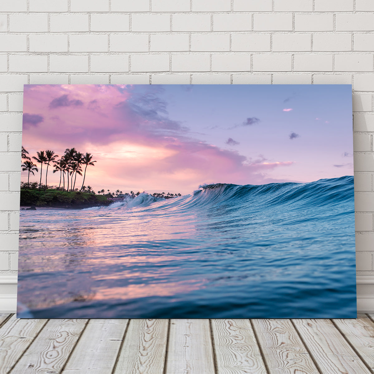 Sunrise Waves Wall Art