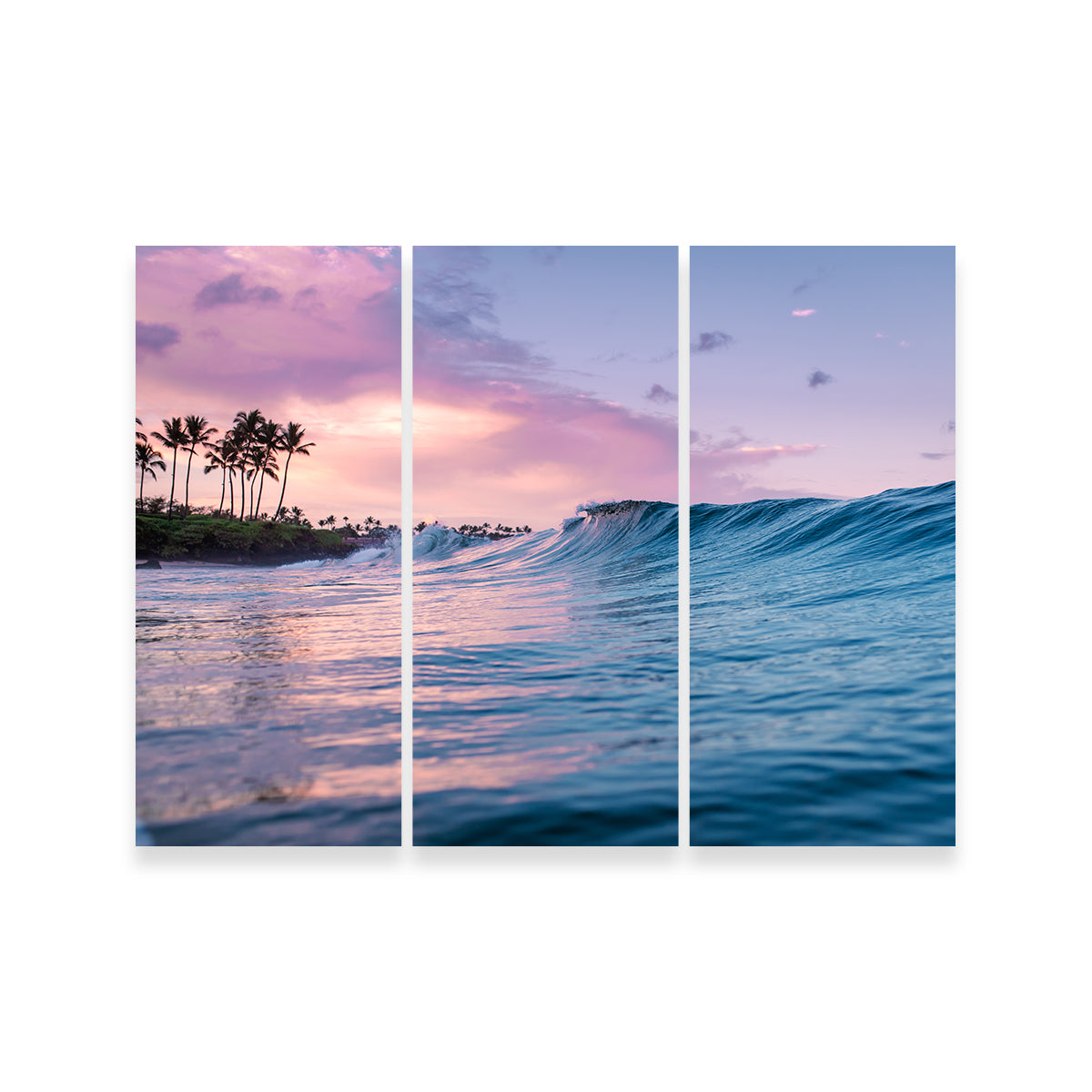 Sunrise Waves Wall Art