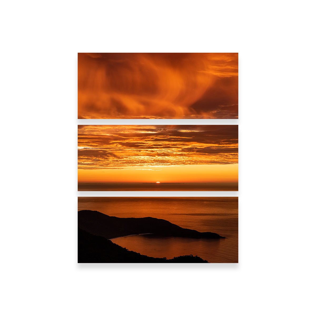 Sunrise at Ilha Grande Brazil Wall Art