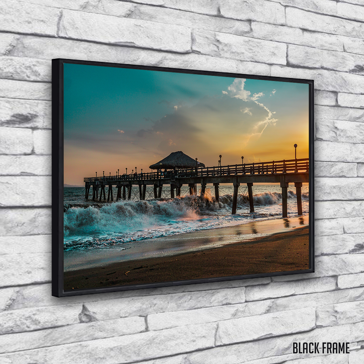 Sunset Pier Wall Art