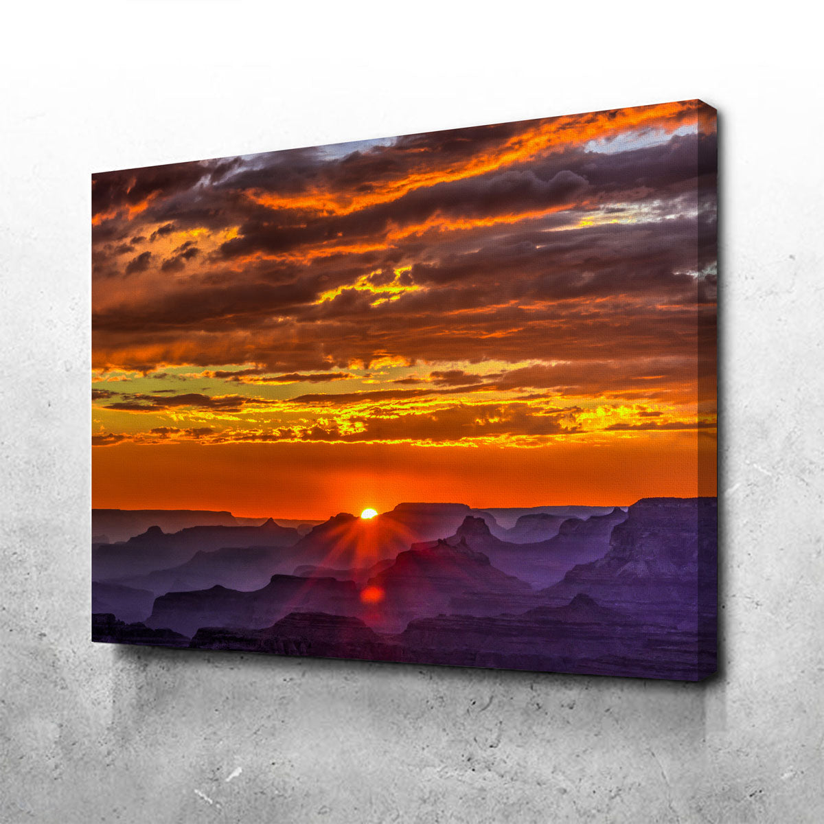 ARTCANVAS Solar Eclipse Moon Blocking Out Sun outlets Square Canvas Art Print