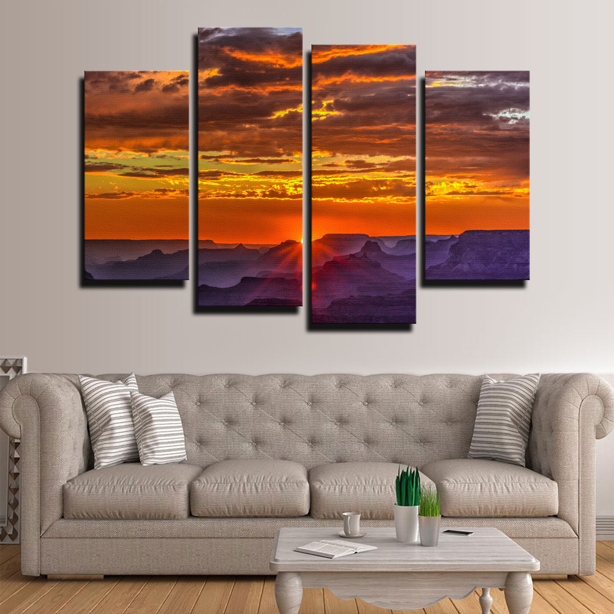 Sunset at Lipan Point Grand Canyon Wall Art