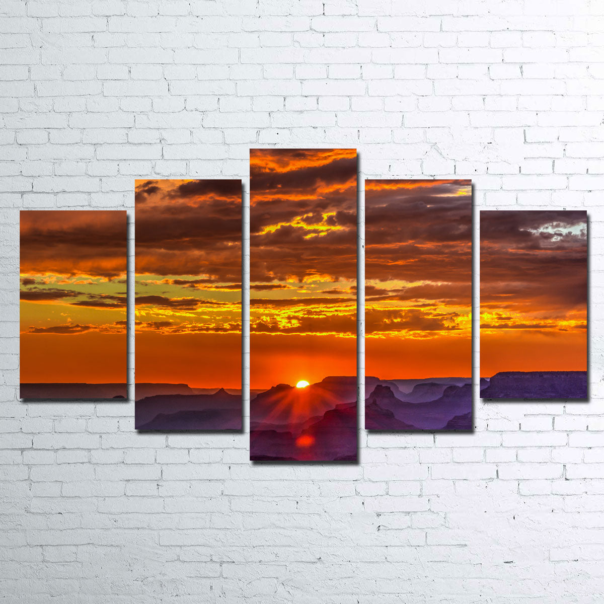 Sunset at Lipan Point Grand Canyon Wall Art