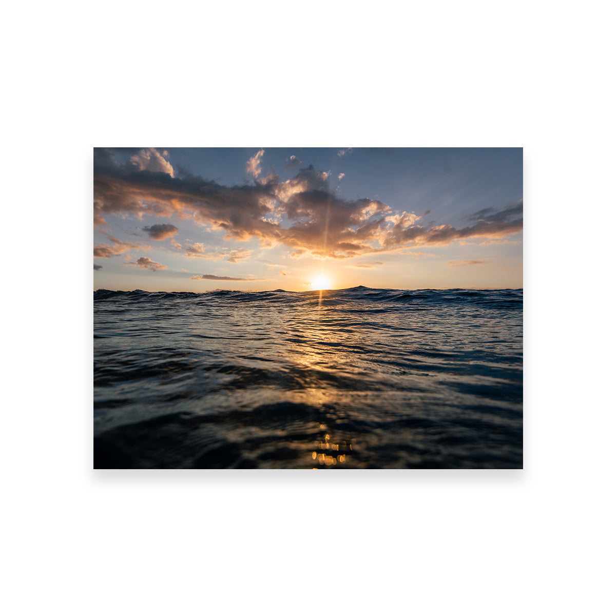 Sunset Ocean Wall Art