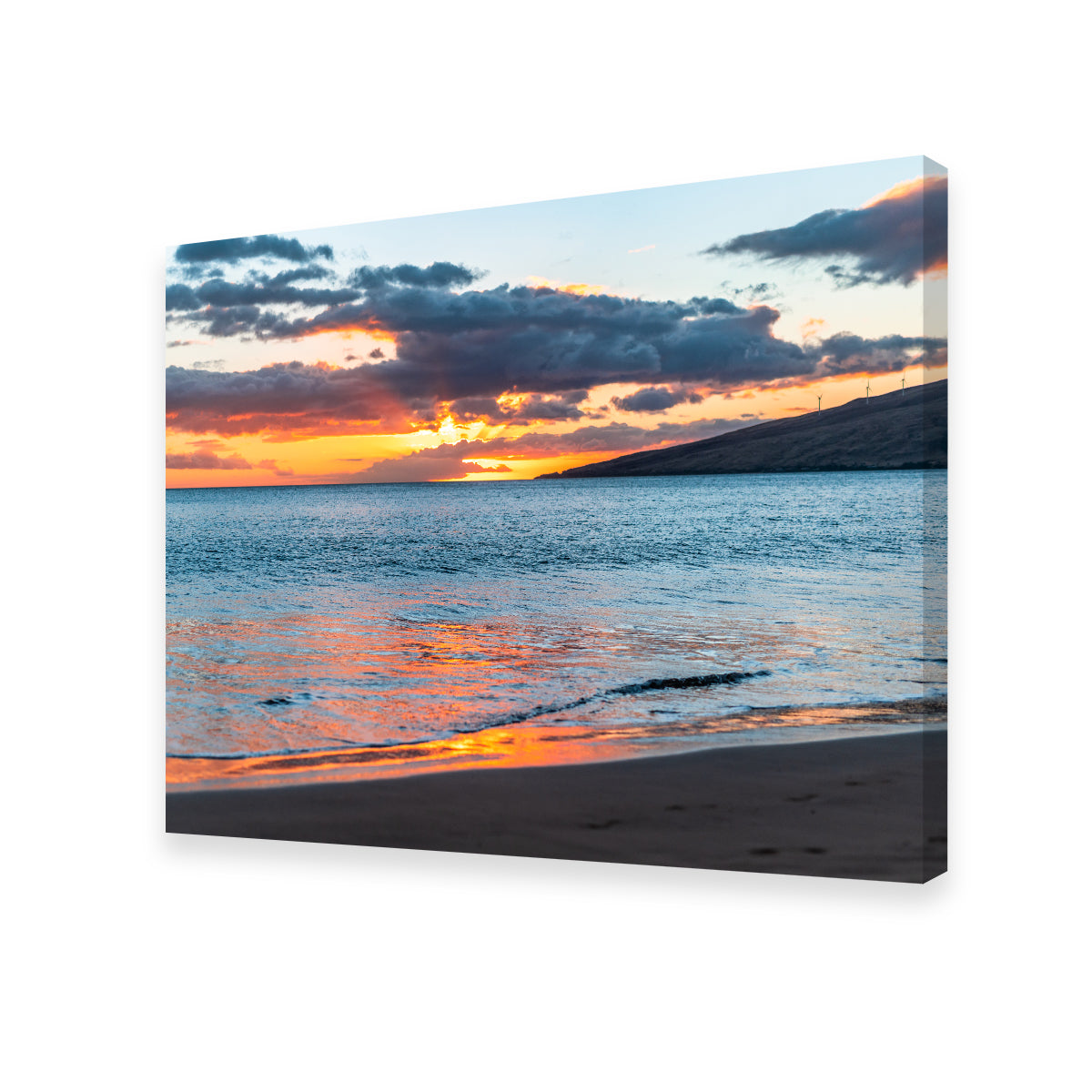 Sunset Over the Beach Wall Art