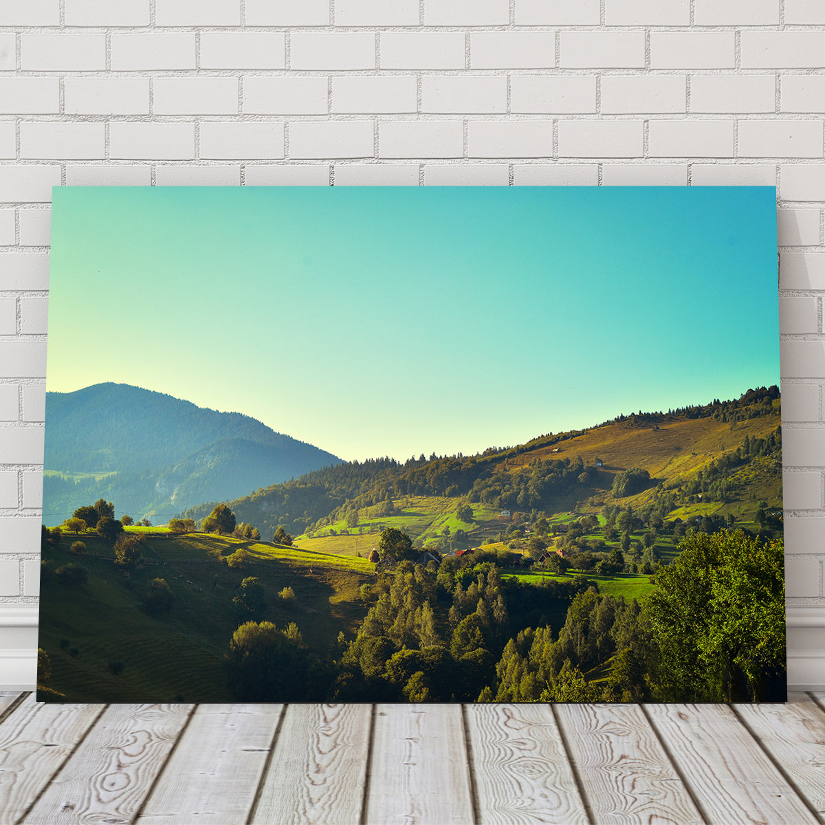 Sunshine on Magura Romania 3 Wall Art