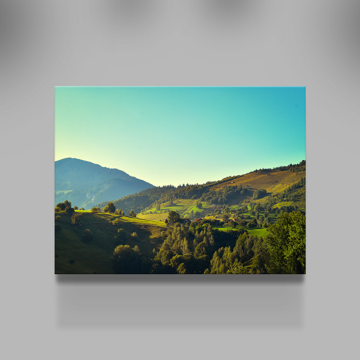 Sunshine on Magura Romania 3 Wall Art