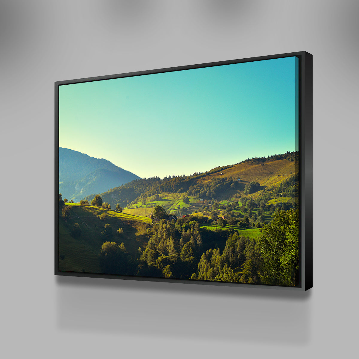 Sunshine on Magura Romania 3 Wall Art