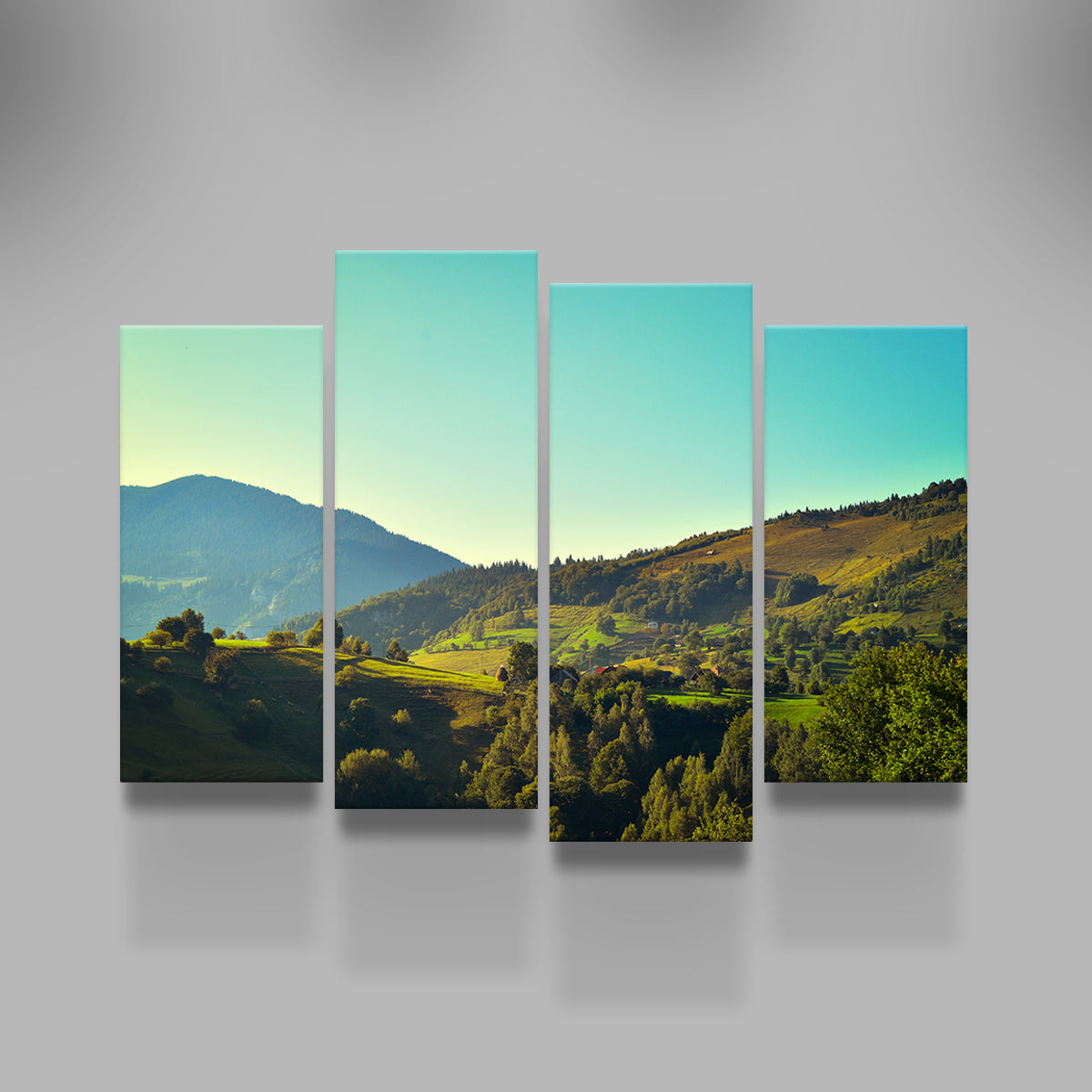 Sunshine on Magura Romania 3 Wall Art