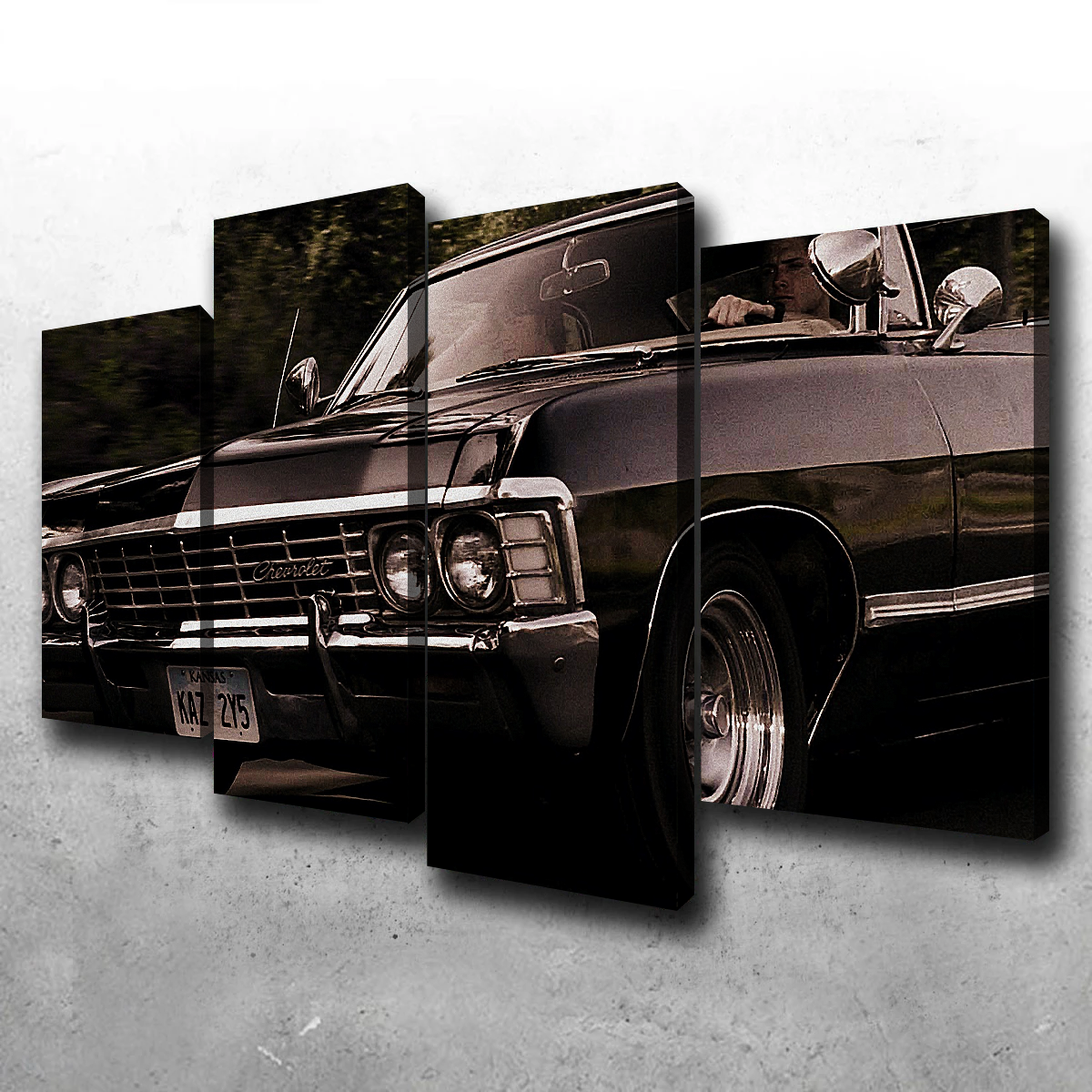 Supernatural Impala Canvas Set