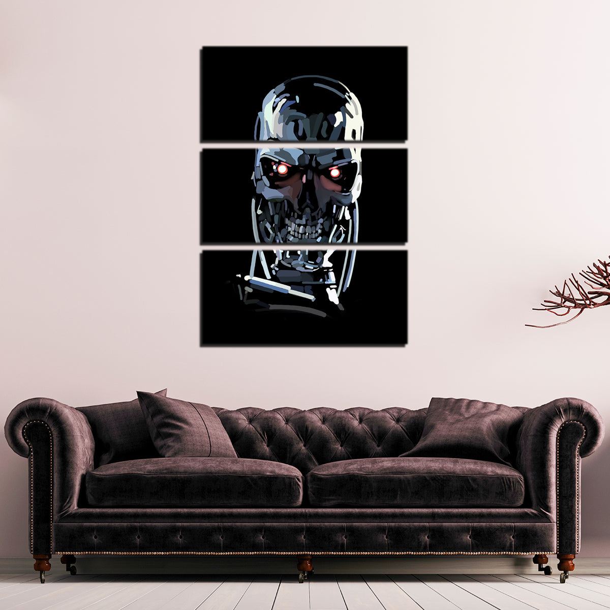 T800 Skull Wall Art