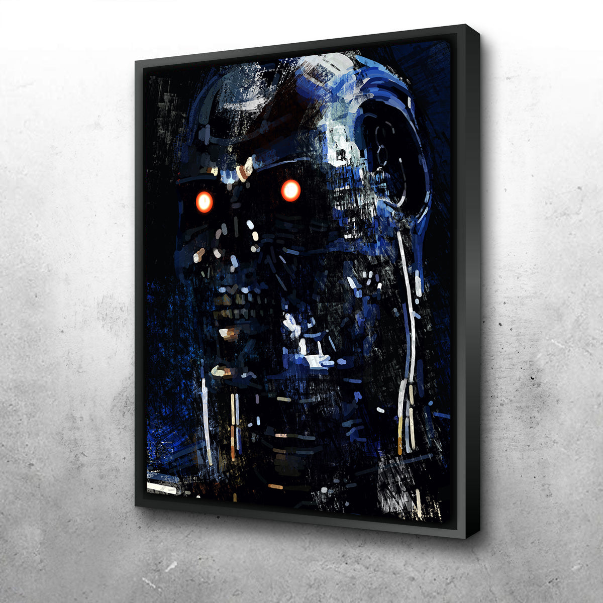 T800 In Blue Wall Art