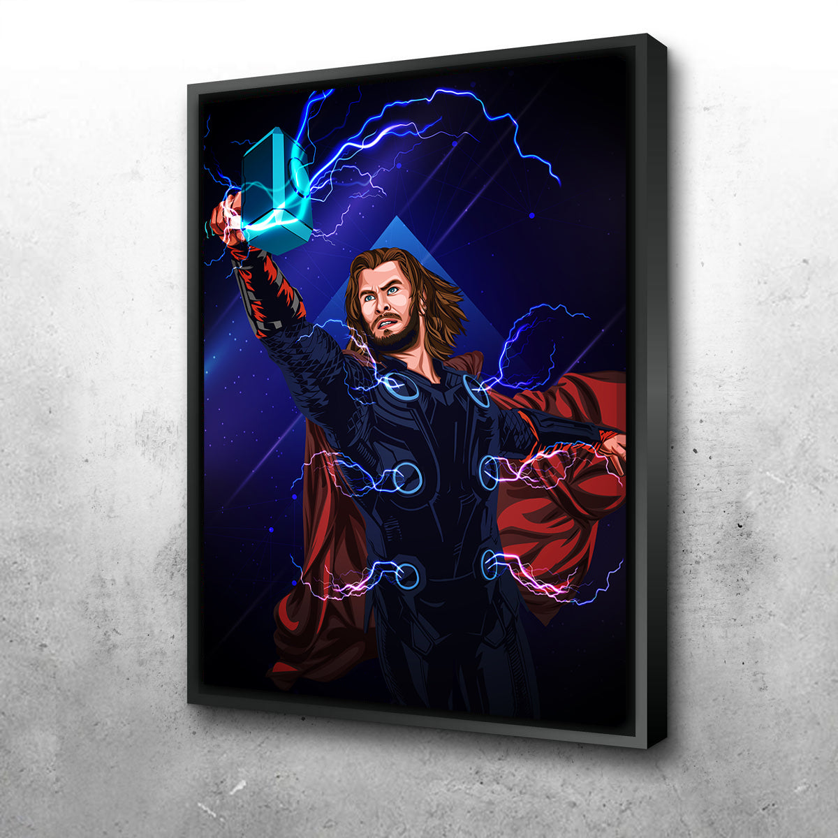 Thor with Hammer Wall Art