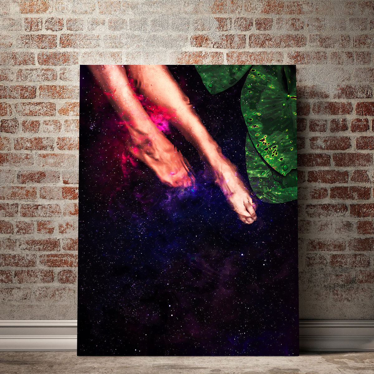 Testing The Water Wall Art