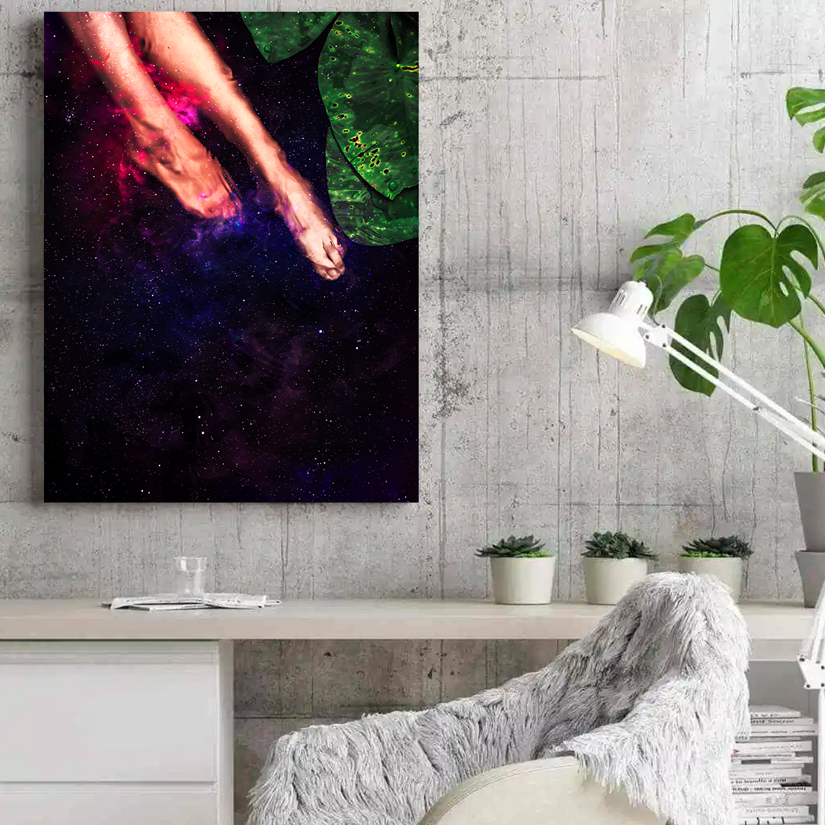 Testing The Water Wall Art