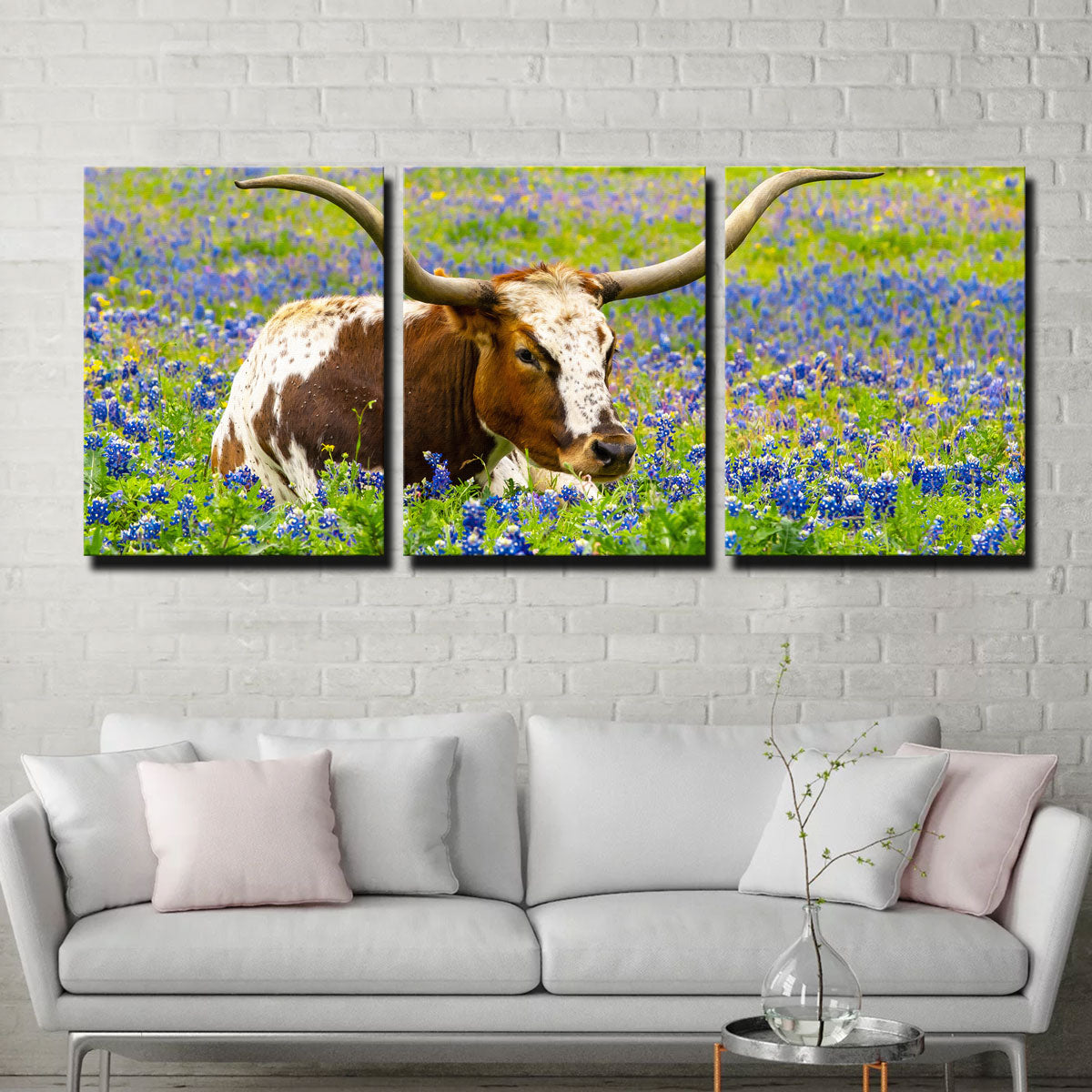 Texas Longhorn Bull Wall Art