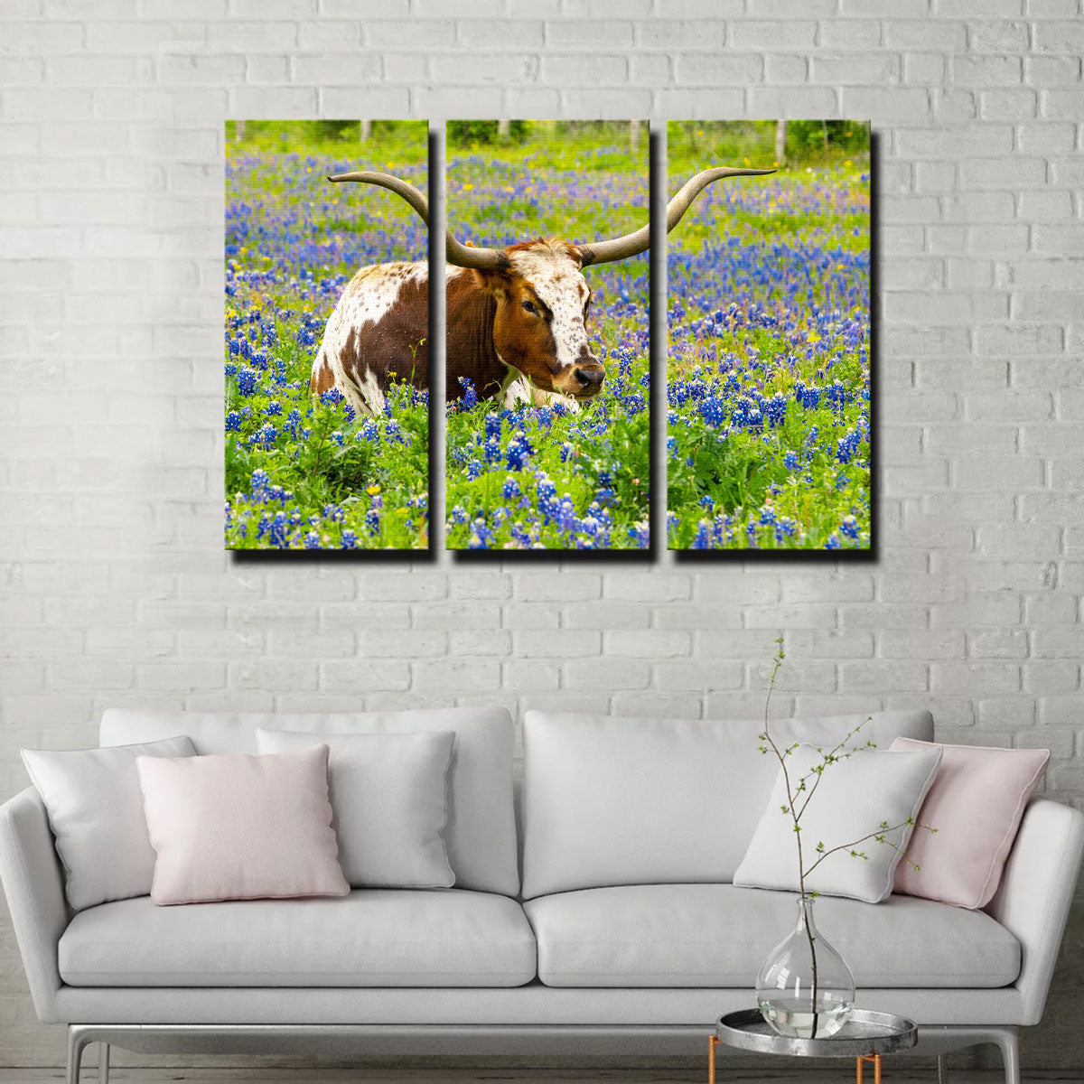Texas Longhorn Bull Wall Art