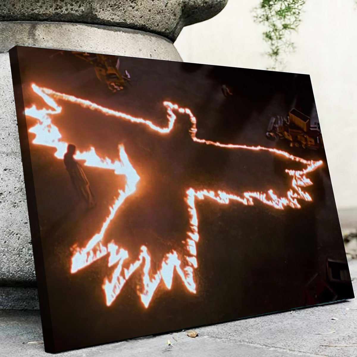 The Crow Fire Wall Art