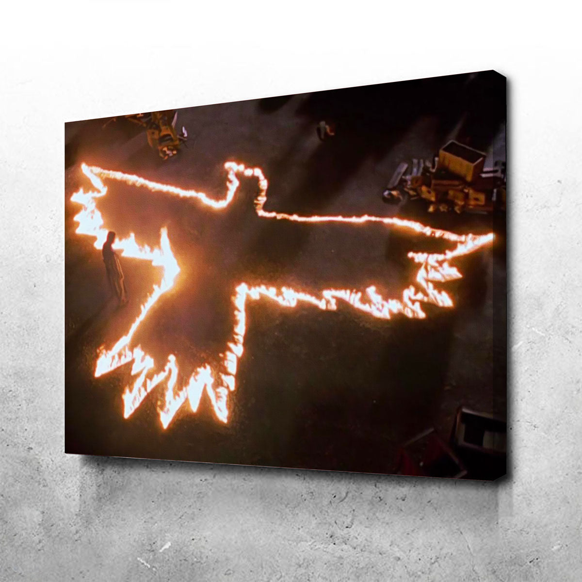 The Crow Fire Wall Art