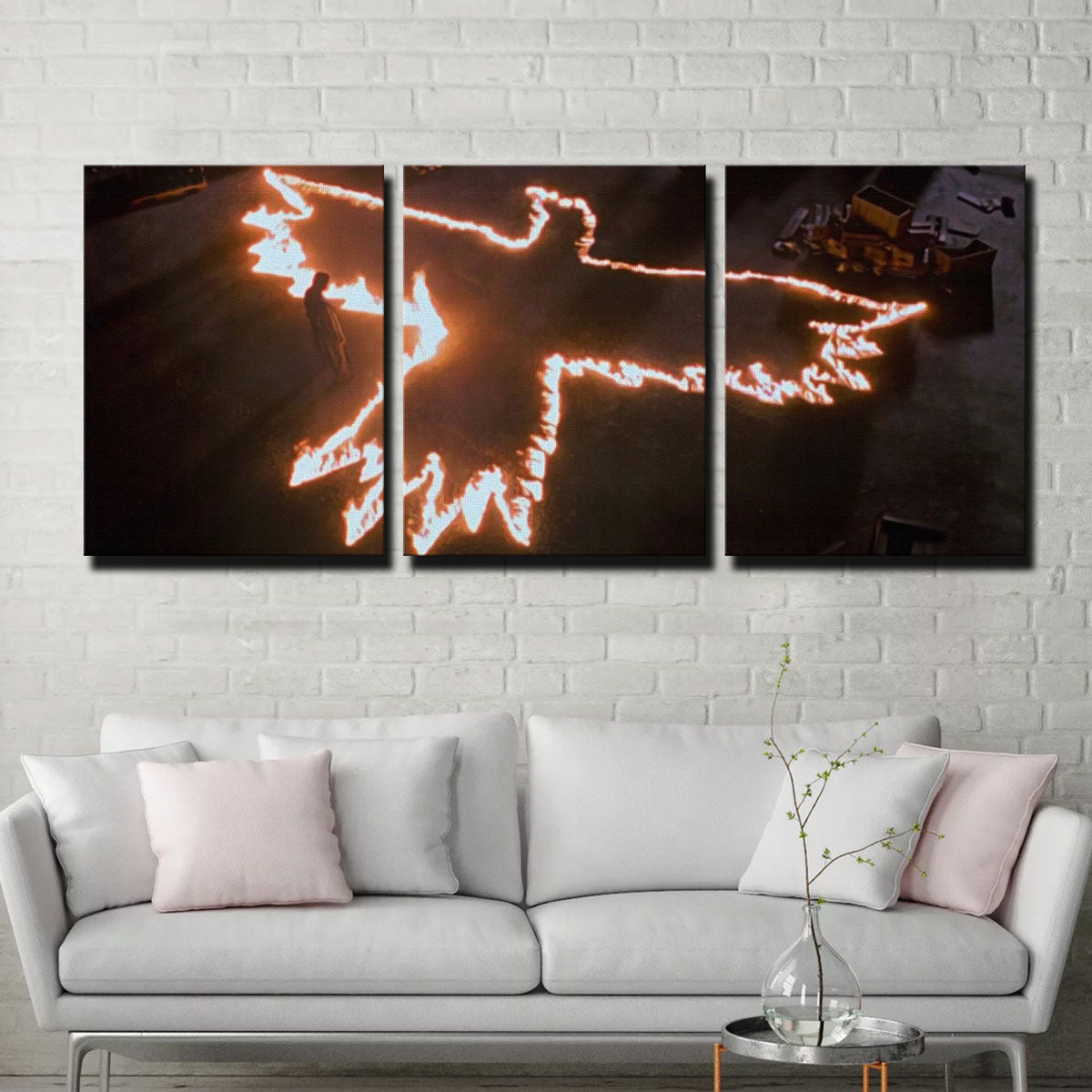 The Crow Fire Wall Art