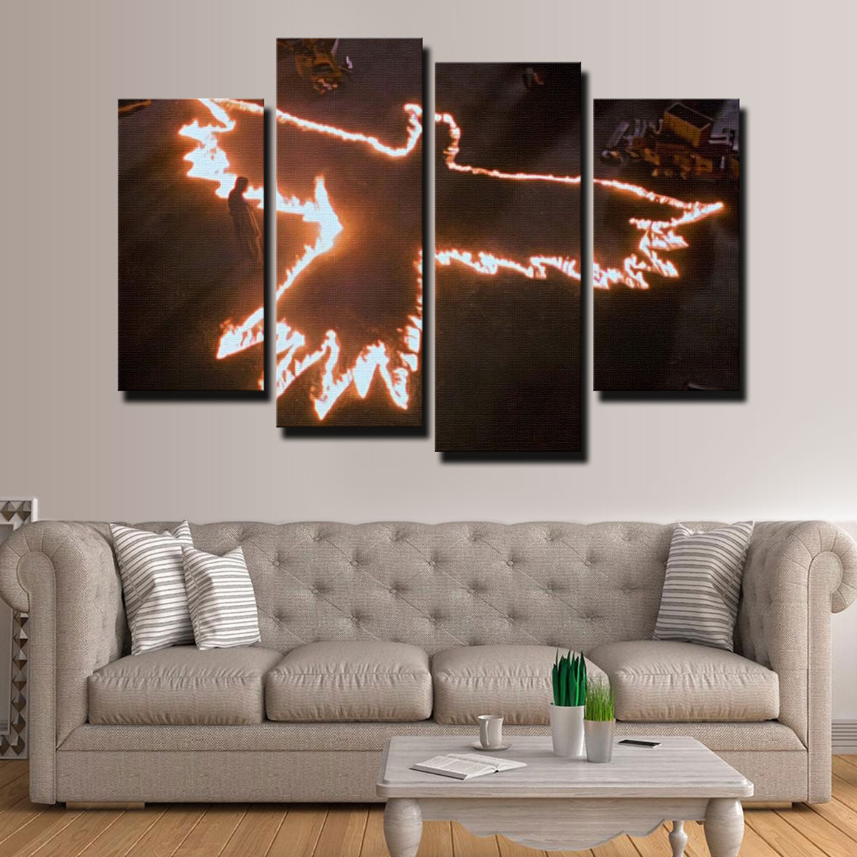 The Crow Fire Wall Art