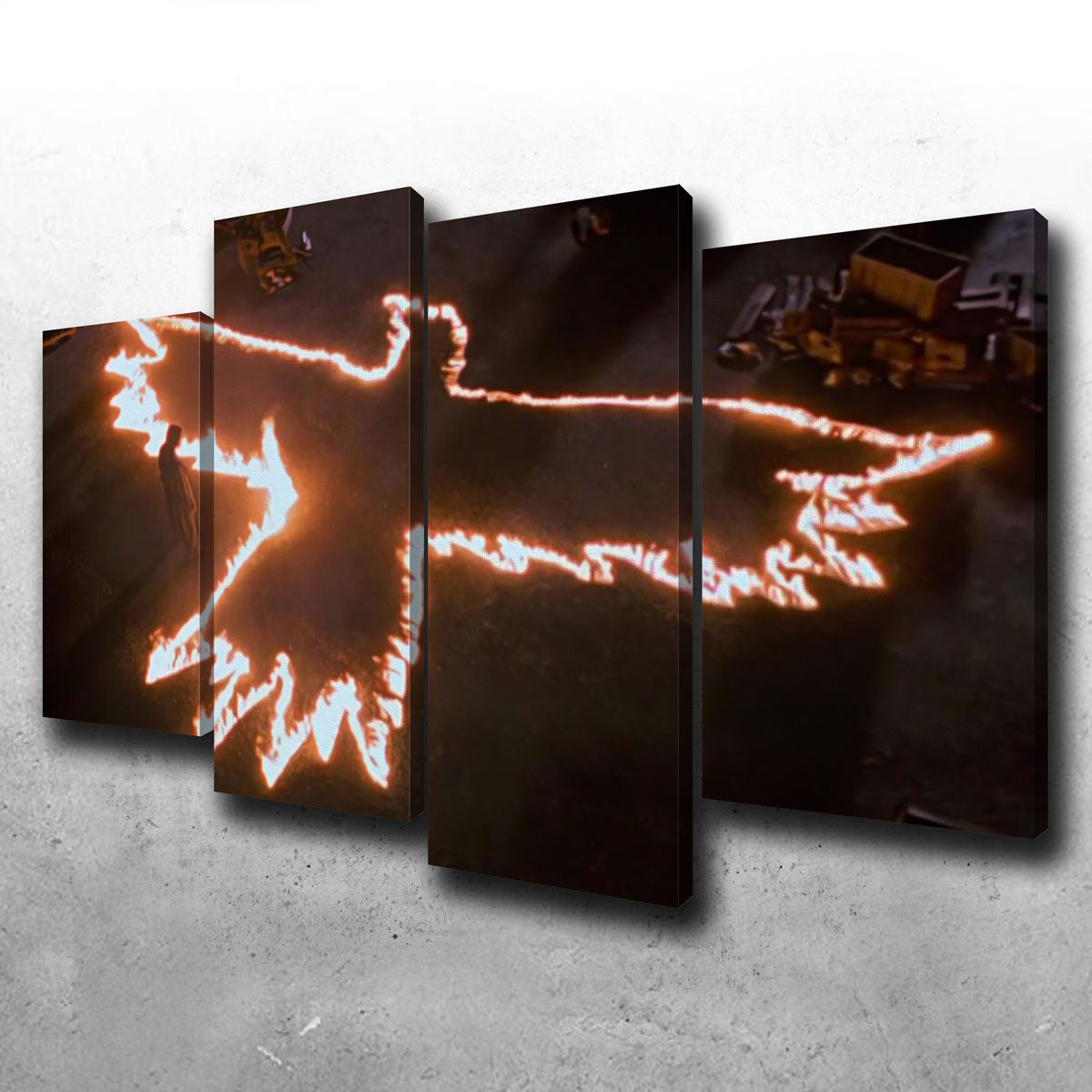 The Crow Fire Wall Art