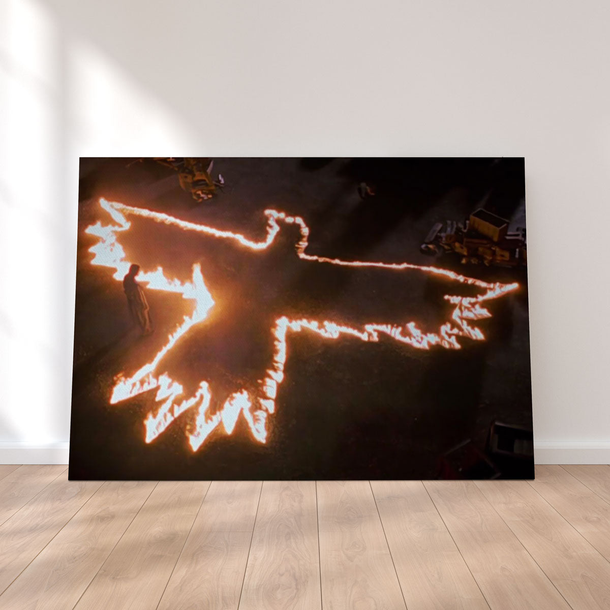 The Crow Fire Wall Art