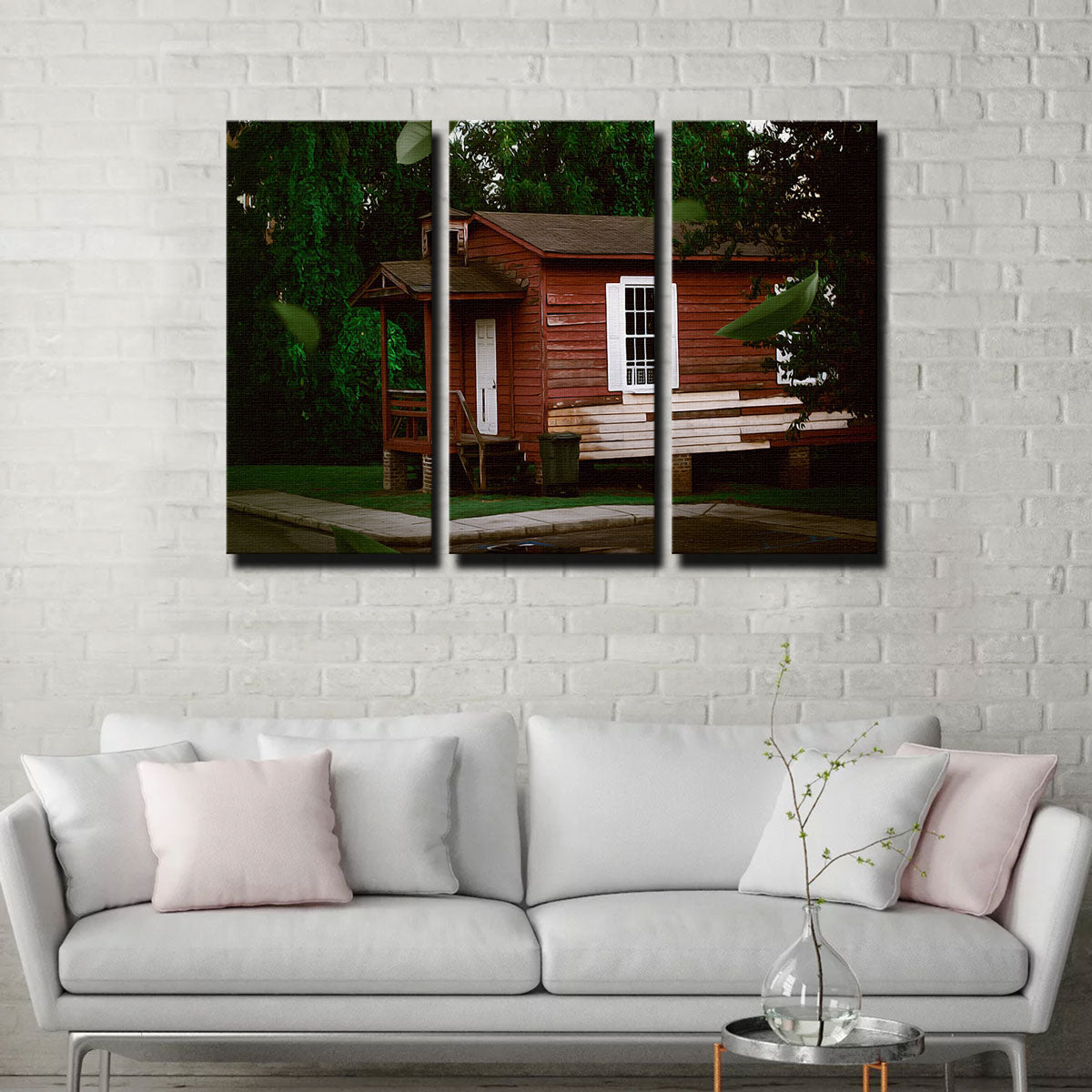 The Red House Wall Art