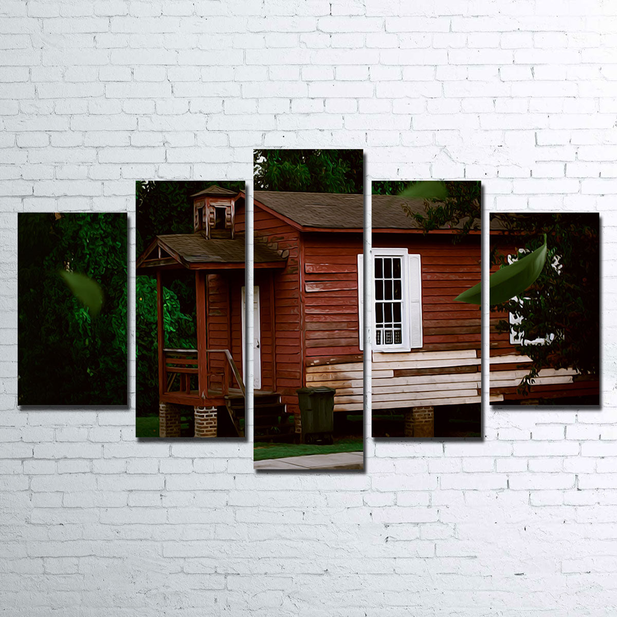 The Red House Wall Art