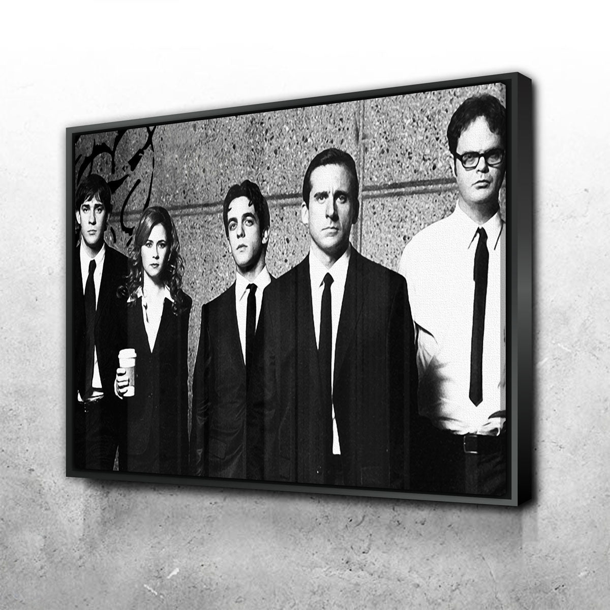 The Office Grayscale Wall Art