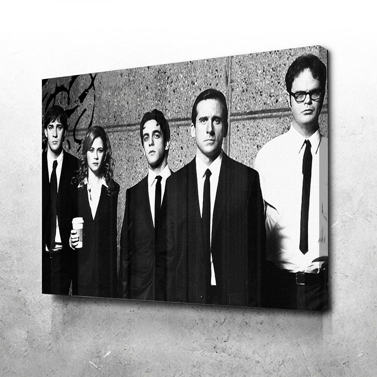 The Office Grayscale Wall Art