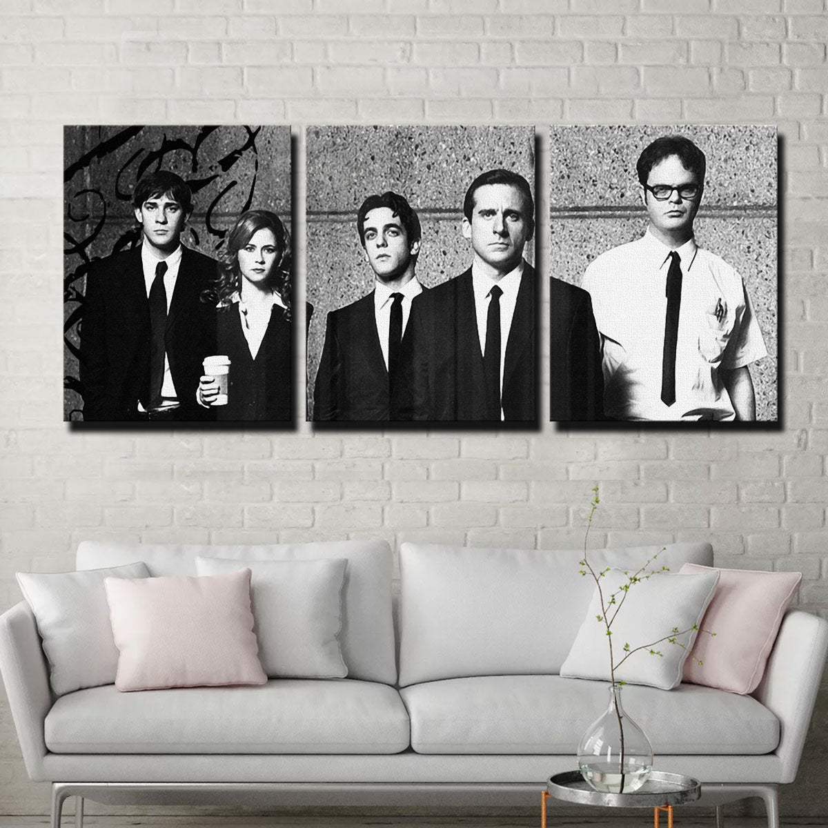 The Office Grayscale Wall Art
