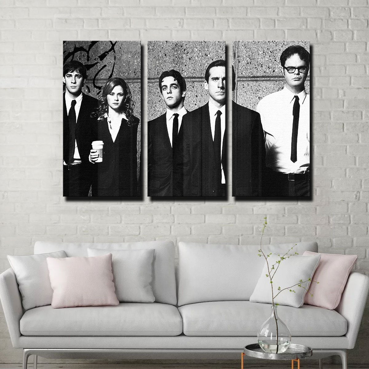 The Office Grayscale Wall Art